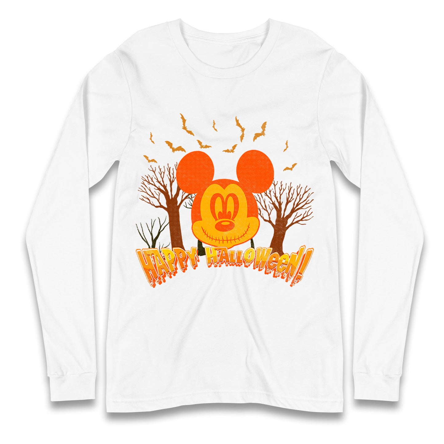 Mickey Mouse Happy Halloween Long Sleeve T Shirt