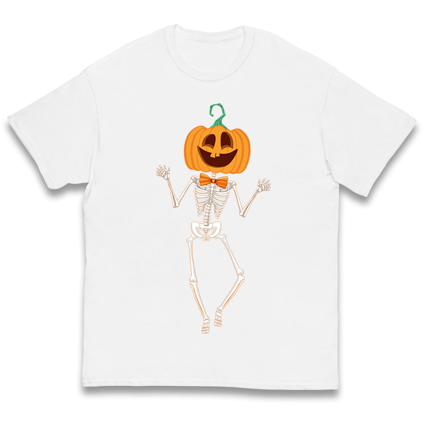 Pumpkin Skeleton Halloween T Shirt
