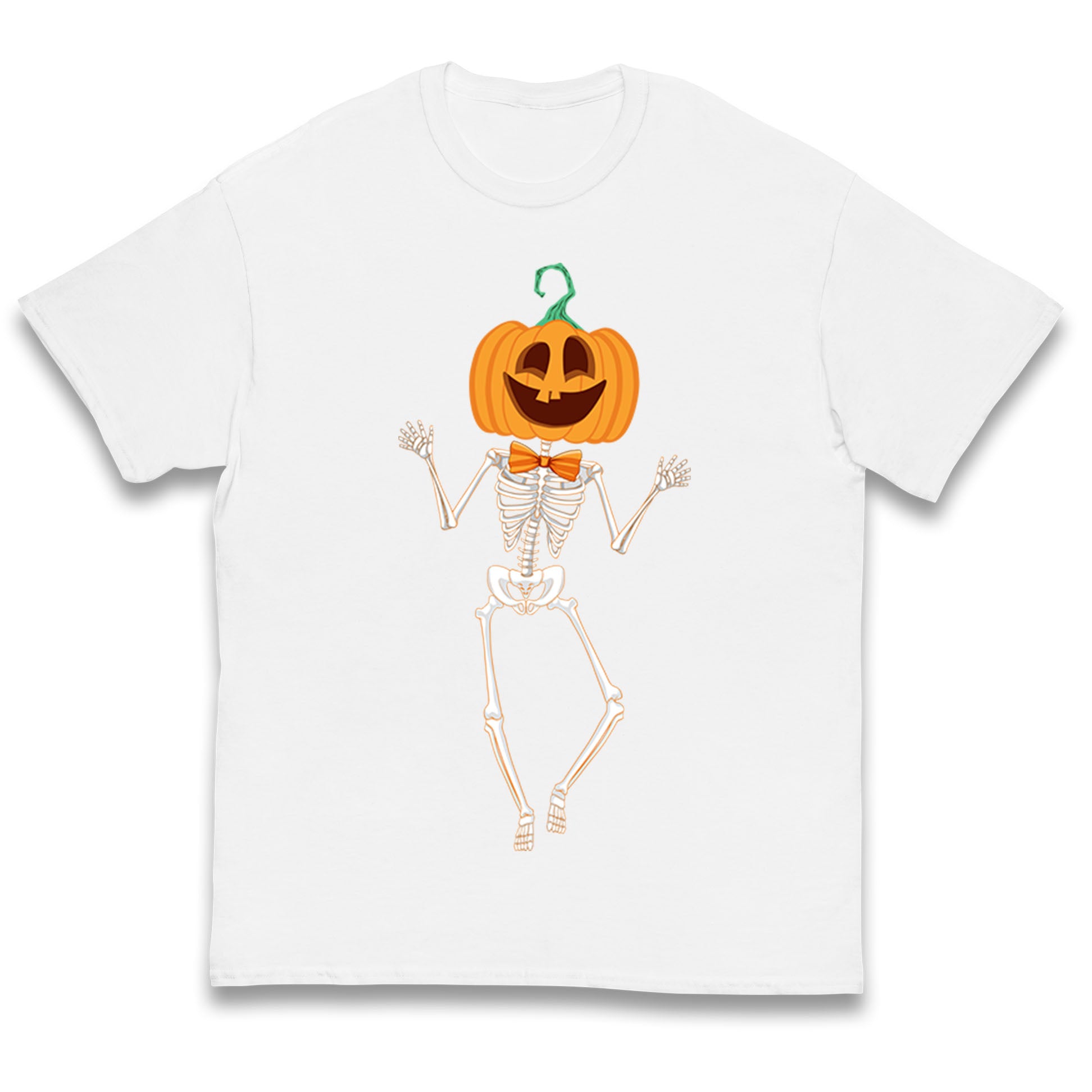 Pumpkin Skeleton Halloween T Shirt
