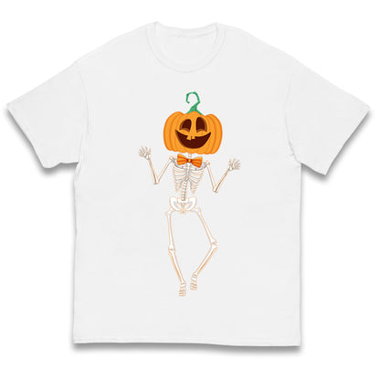 Pumpkin Skeleton Halloween T Shirt
