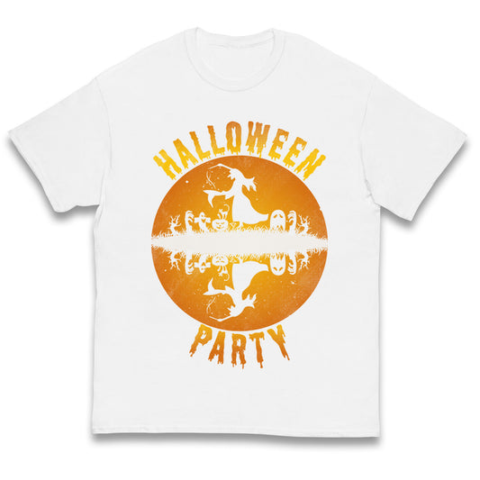 Scary Witch Halloween Party T Shirt
