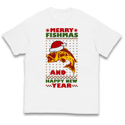 fishing christmas t shirt