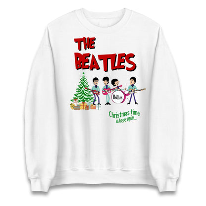 beatles christmas sweatshirt