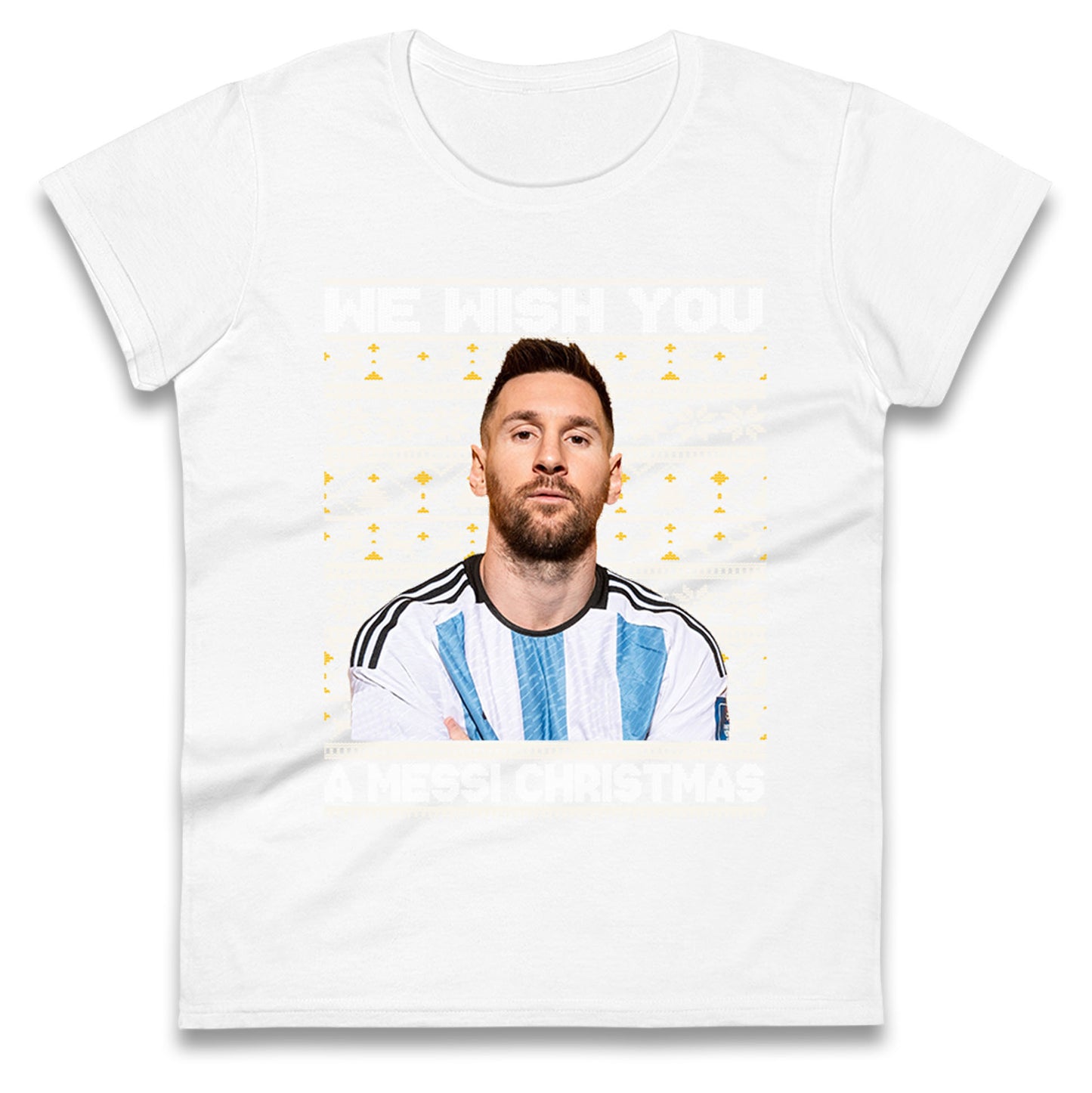 lionel messi christmas womens t shirt