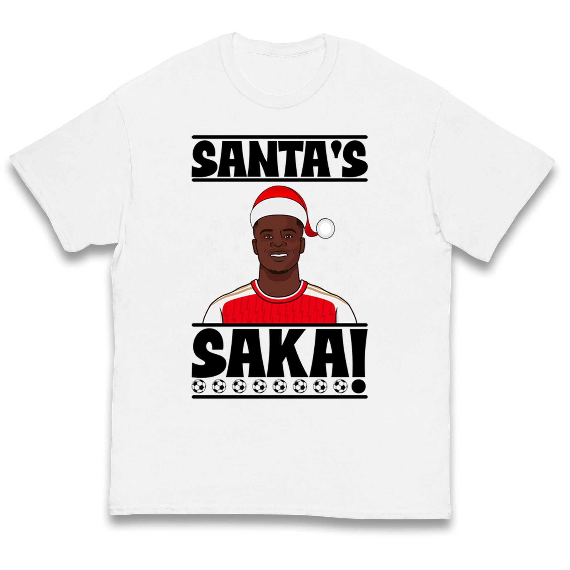 bukayo saka christmas t shirt