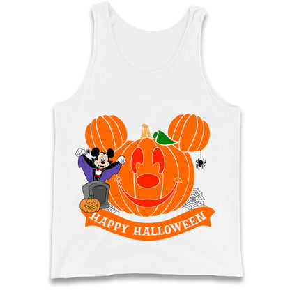 Mickey Mouse Horror Happy Halloween Tank Top