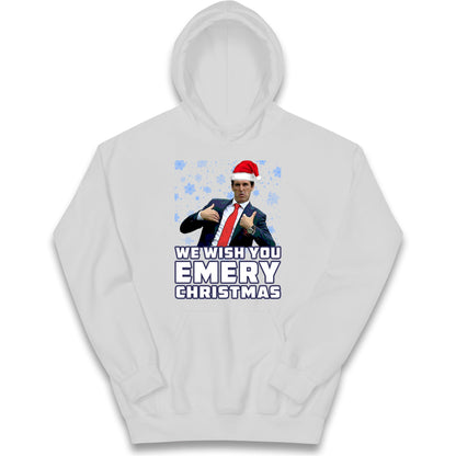 We Wish You Emery Christmas Kids Hoodie