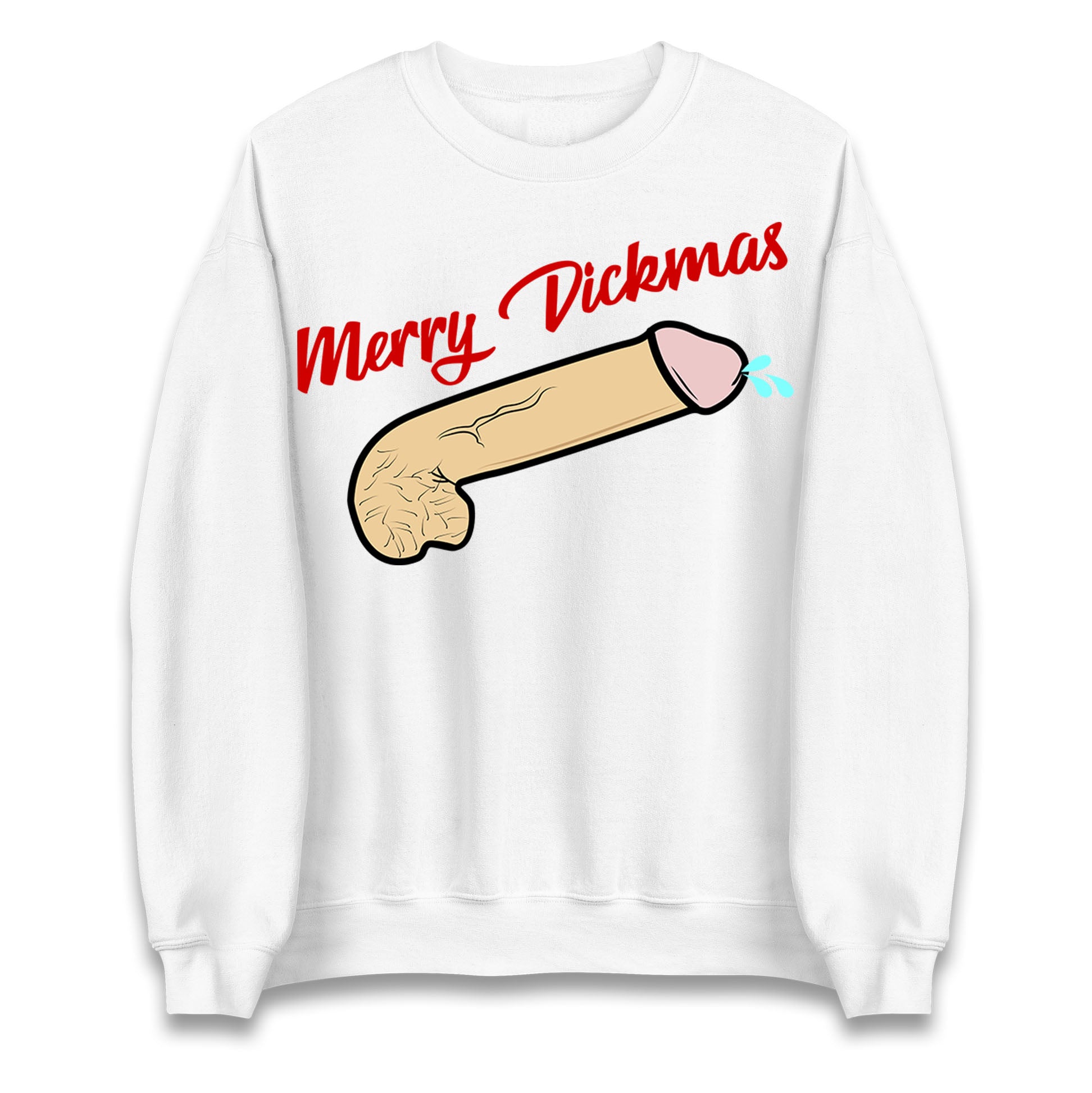 Merry Dickmas Funny Unisex Sweatshirt