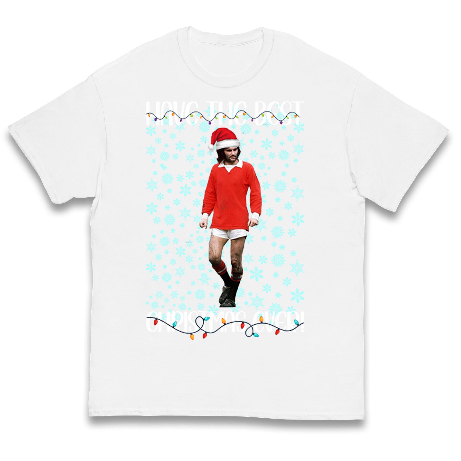 george best christmas t shirt