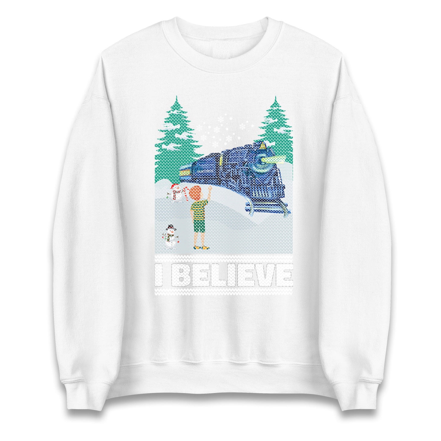 I Beleive Polar Express Christmas Unisex Sweatshirt