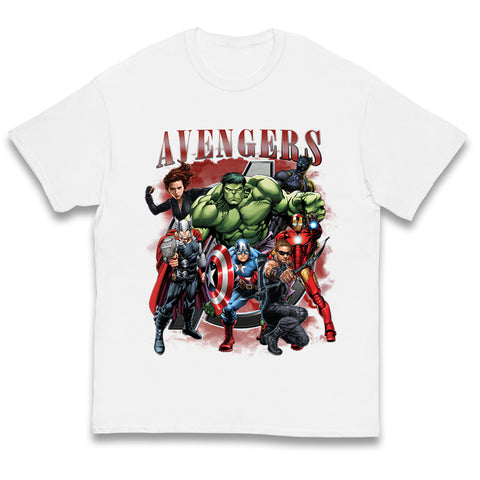 Avengers Superheroes Bootleg Kids T Shirt