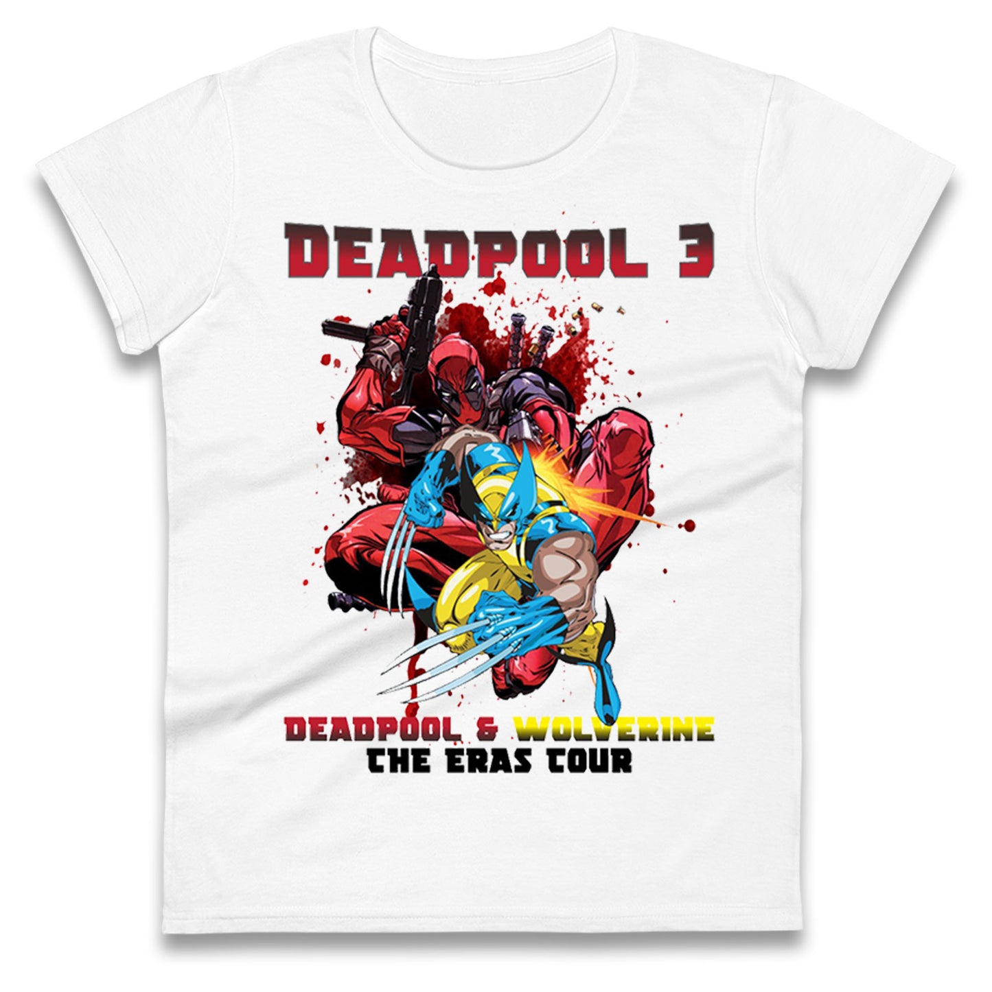 Deadpool and Wolverine The eras Tour Womens Tee Top