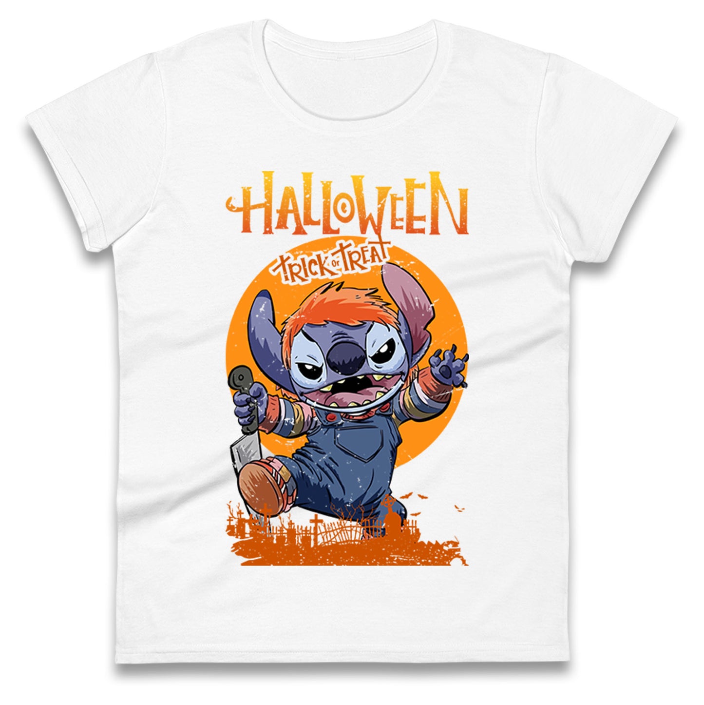 Lilo And Stitch Halloween Womens t shirts