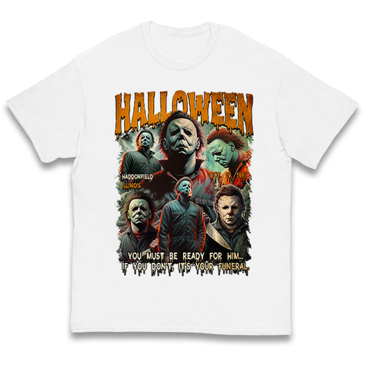 Michael Myers Scary Halloween Bootleg Kids T Shirt