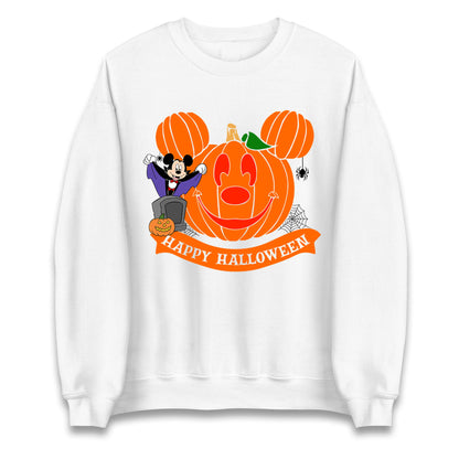 Mickey Mouse Horror Happy Halloween Unisex Sweatshirt