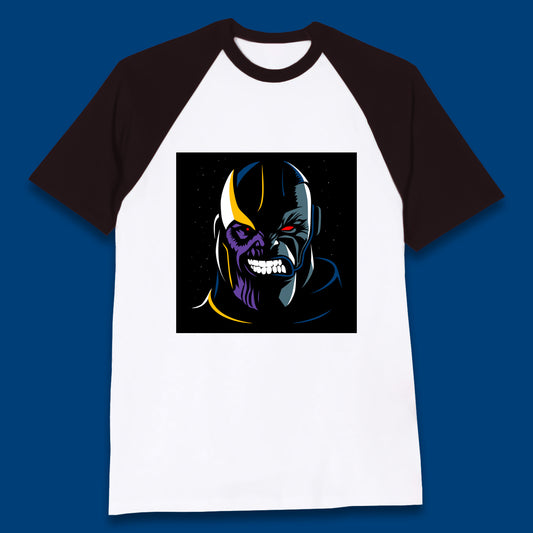 Thanos Comic Book Supervillain Fictional Characters Avengers Endgame Marvel Villian Baseball T Shirt