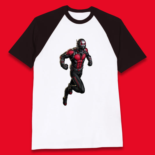 Ant Man and The Wasp Marvel Comics American Superhero Ant Man In Action Ant-Man Costume Avengers Movie Baseball T Shirt