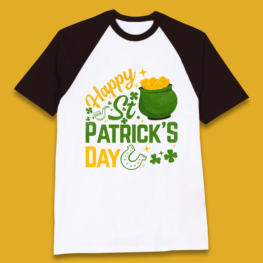 Happy St Patrick's Day Baseball T-Shirt