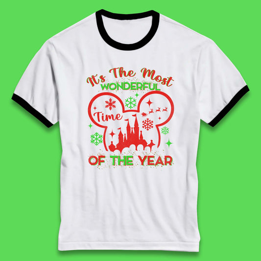 disney christmas ringer t shirt