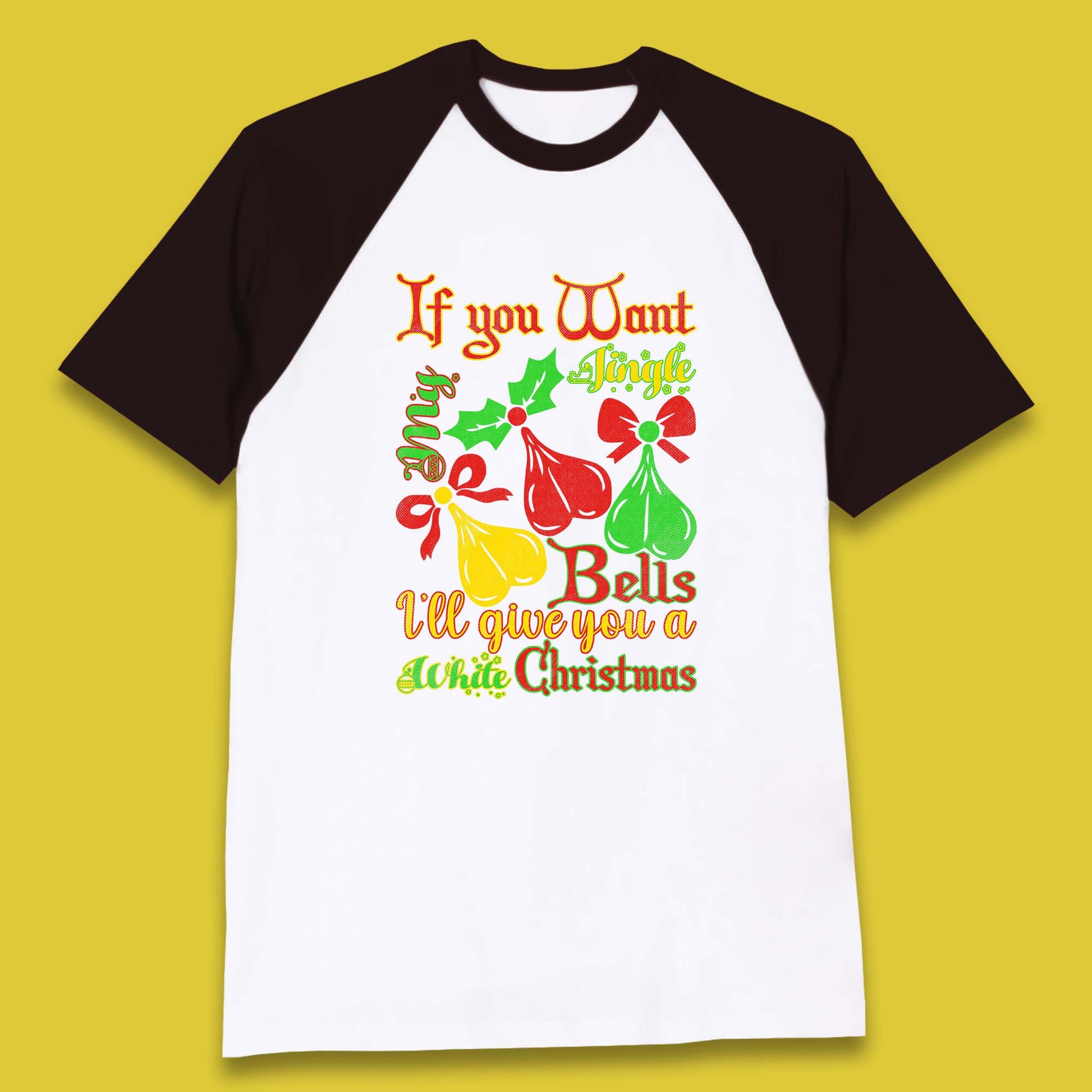 jingle bells baseball t shirt