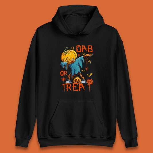 Dab Or Treat Scarecrow Dabs Halloween Dabbing Dance Horror Scary Unisex Hoodie