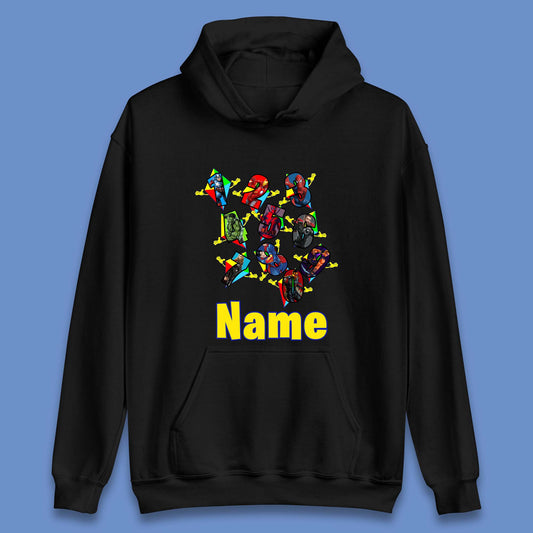 Personalised Number Day Superheroes Superheroes Unisex Hoodie