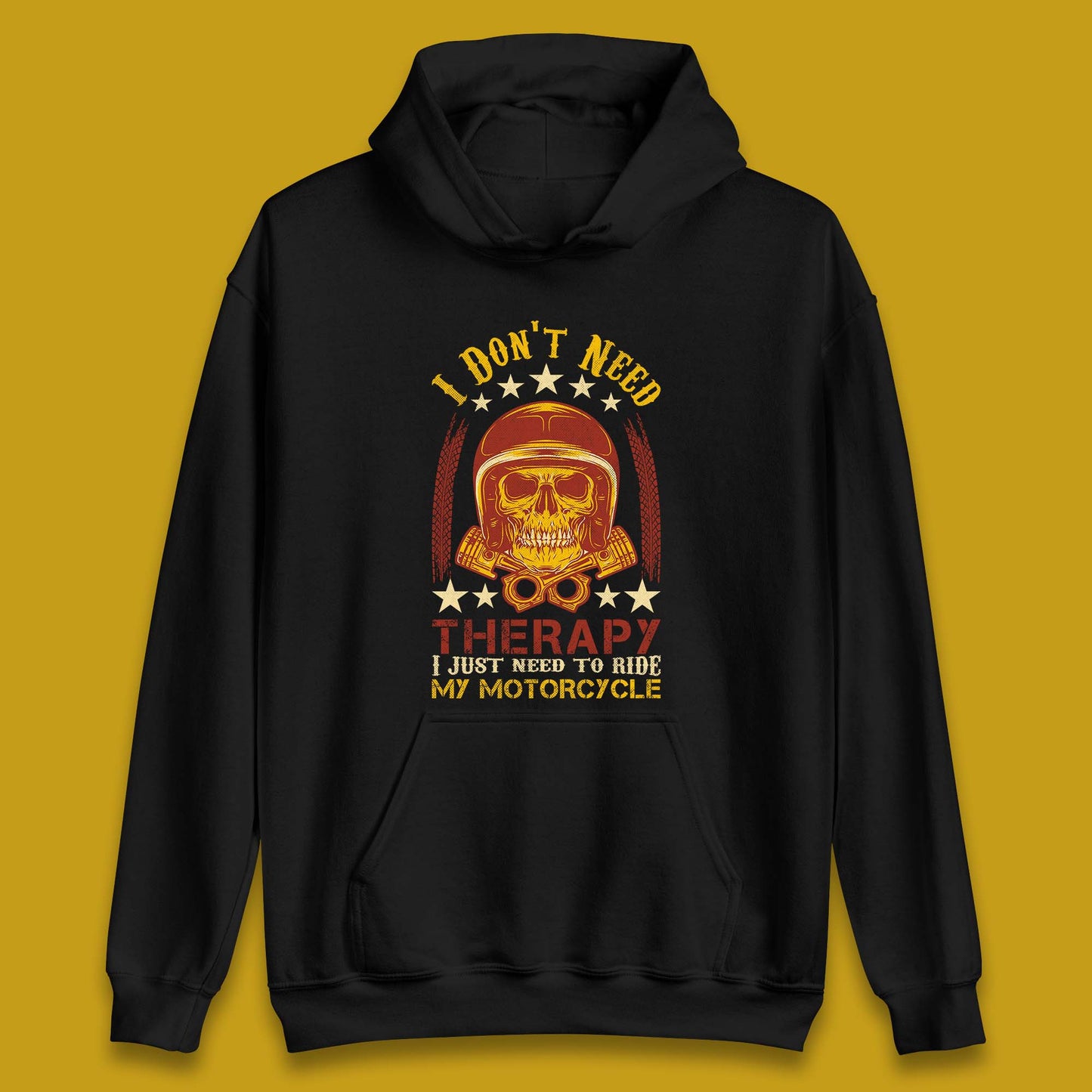 Motorcycle Therapy Unisex Hoodie