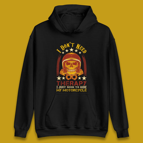 Motorcycle Therapy Unisex Hoodie