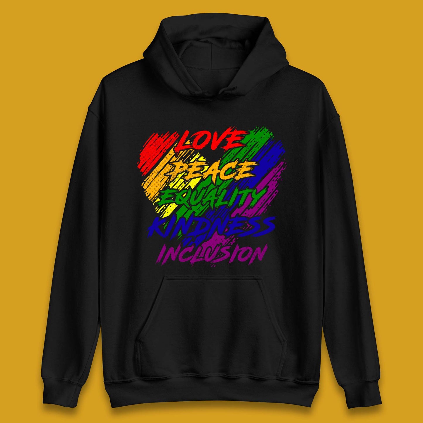 Love Peace Equality Unisex Hoodie