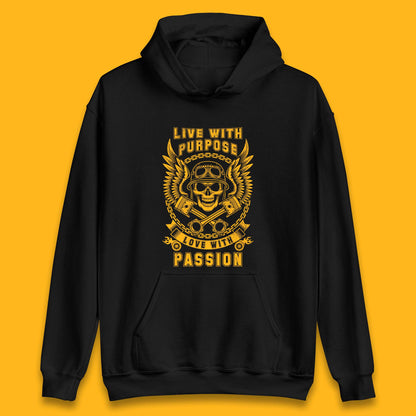 Live With Purpose Live With Passion Unisex Hoodie