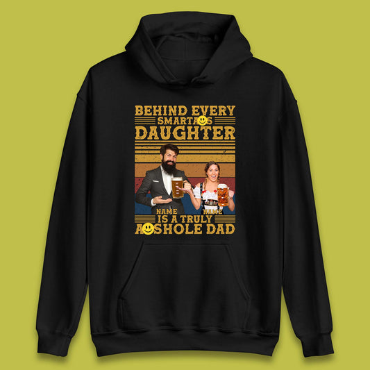 Personalised Truely Asshole Dad Unisex Hoodie