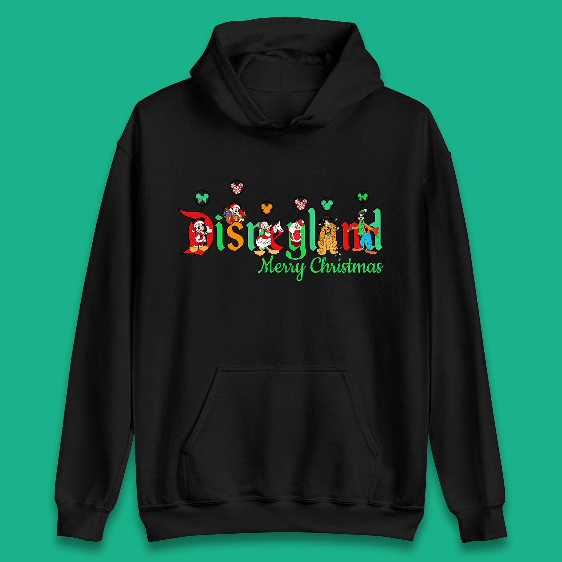 disneyland merry christmas disney mickey and friends hoodie