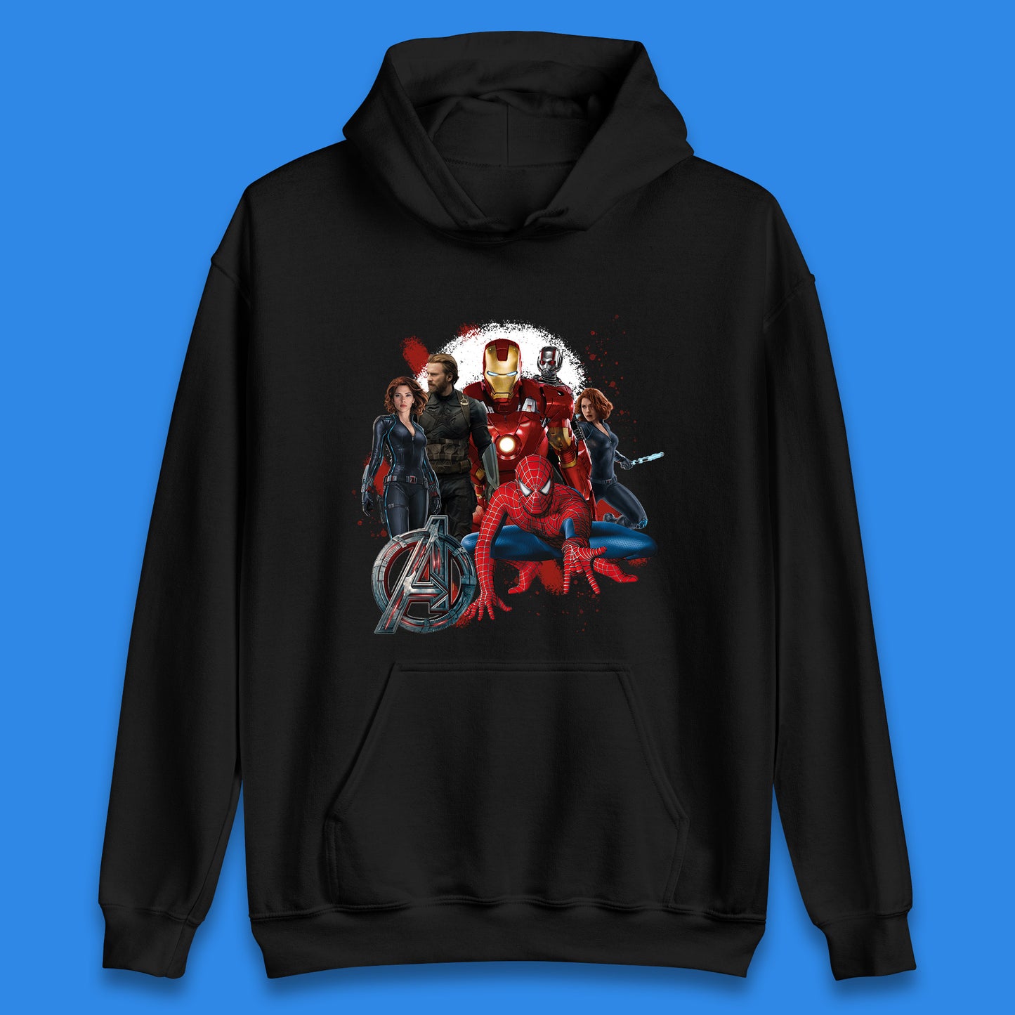 Avengers Age Of Ultron Iron Man Captain America Black Widow Ant Man Spiderman The Avengers Superheroes Marvel Comics Unisex Hoodie