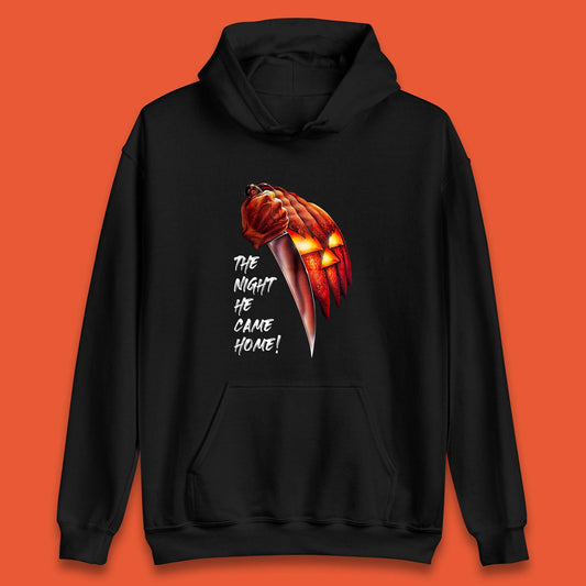 The Night He Came Home Michael Myers Happy Halloween Pumpkin Jack-o'-lantern Unisex Hoodie