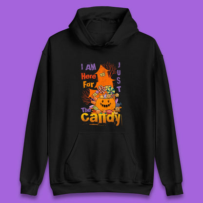 I'm Just Here For The Candy Halloween Trick Or Treat Unisex Hoodie