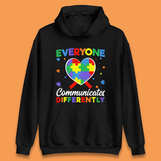 Everyone Communicates Differently Unisex Hoodie