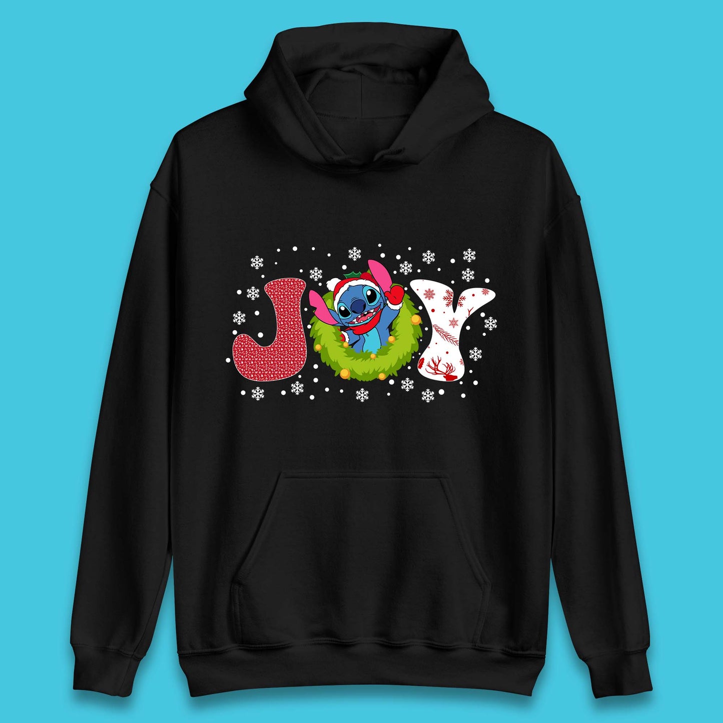 Joy Stitch Christmas Unisex Hoodie