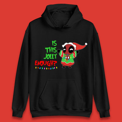 Jolly Enough Deadpool Christmas Unisex Hoodie