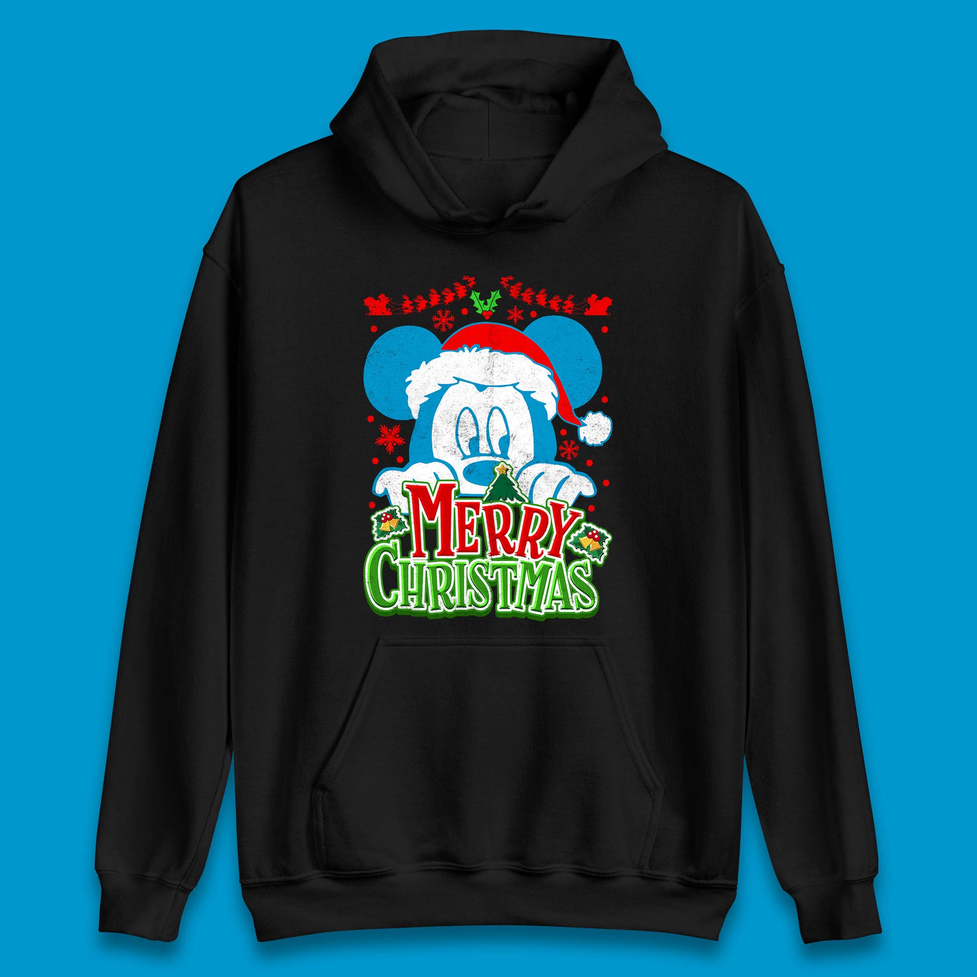 mickey mouse christmas hoodie