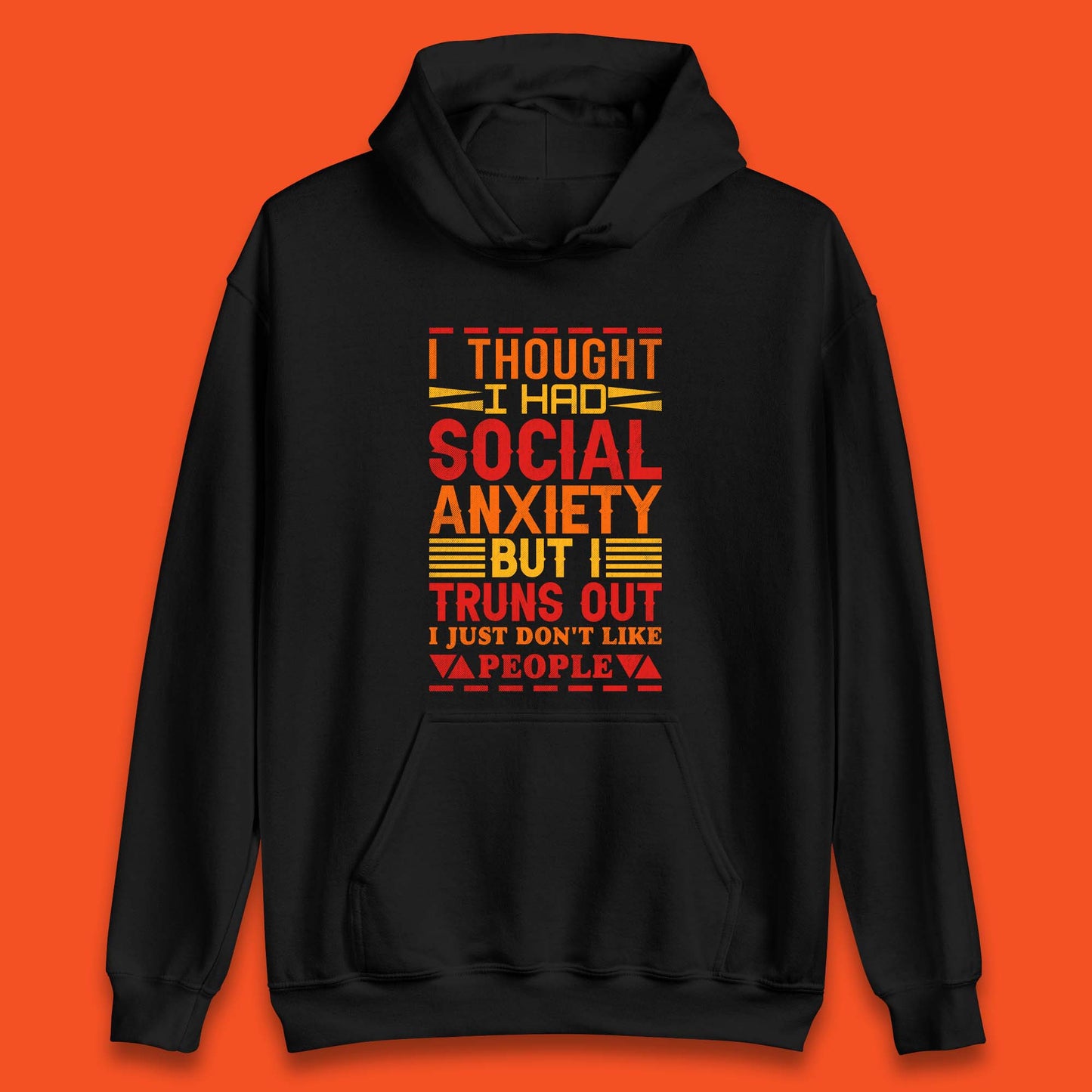 Social Anxiety Unisex Hoodie