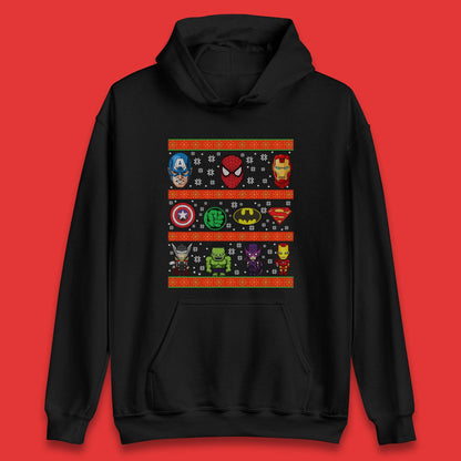 Avengers Superhero Christmas Unisex Hoodie