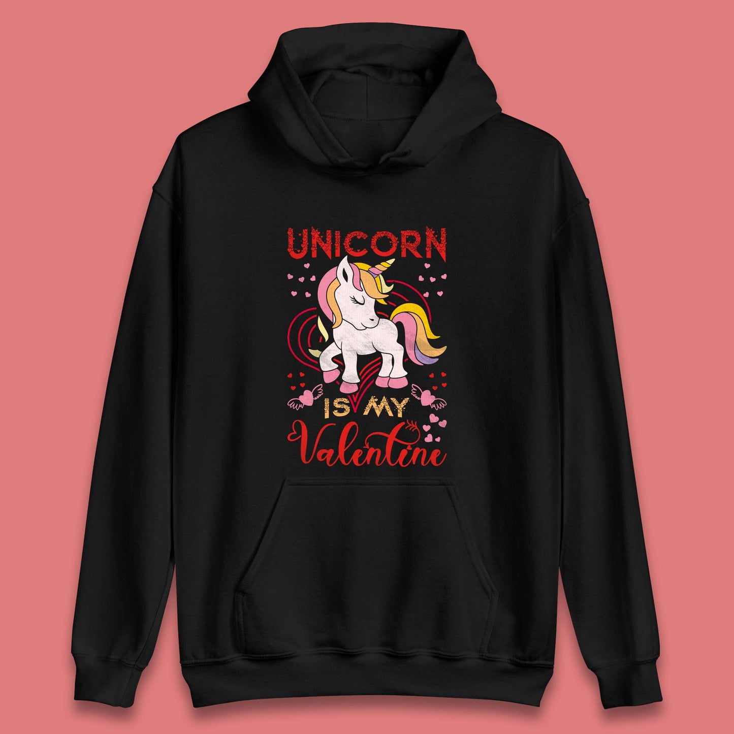 Unicorn Valentines Day Hoodie