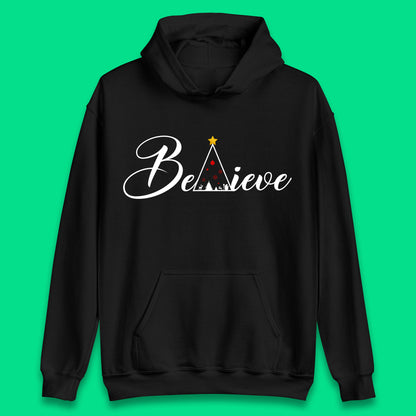 believe christmas hoodie