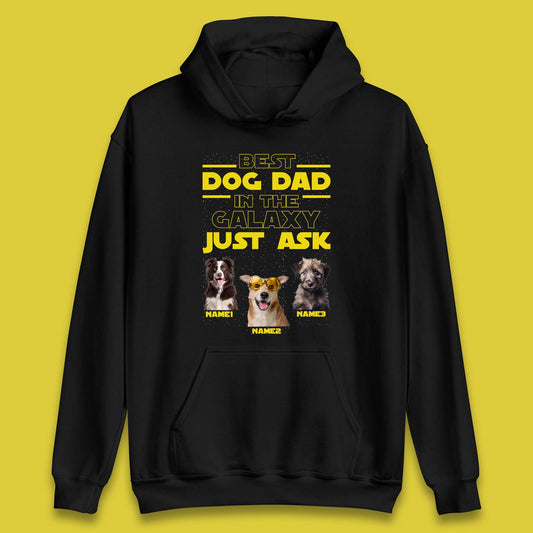 Personalised Best Dog Dad Unisex Hoodie