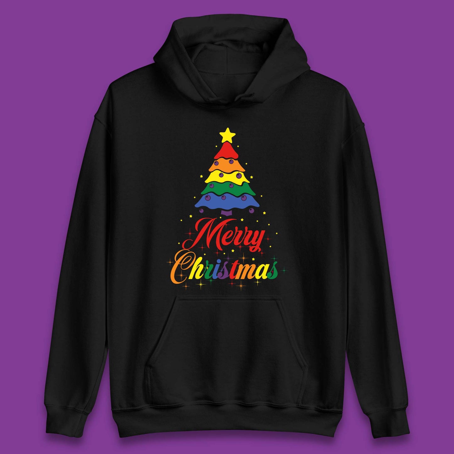 Pride Christmas Tree Unisex Hoodie