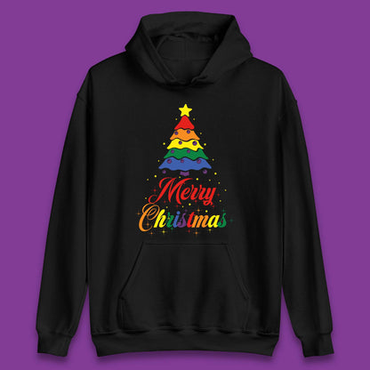 Pride Christmas Tree Unisex Hoodie