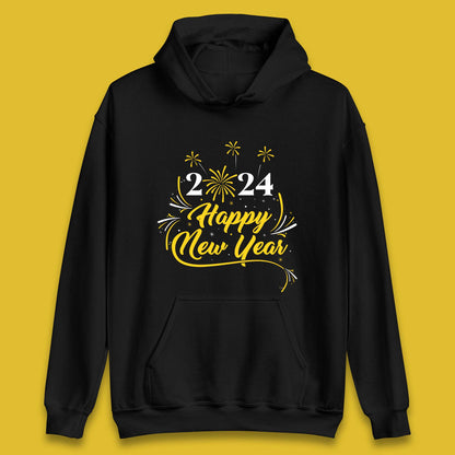 2024 Happy New Year Fireworks Unisex Hoodie