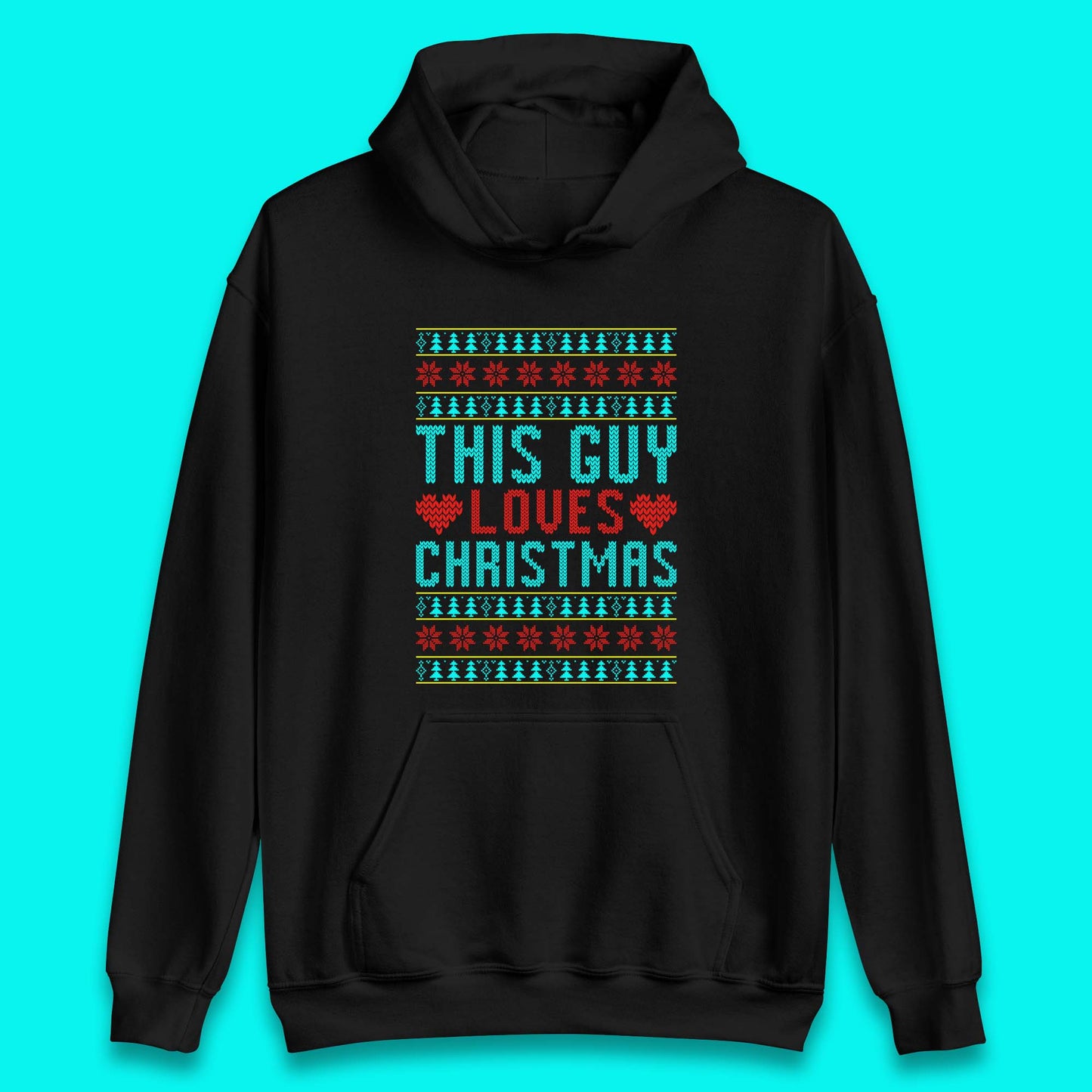 This Guy Loves Christmas Unisex Hoodie