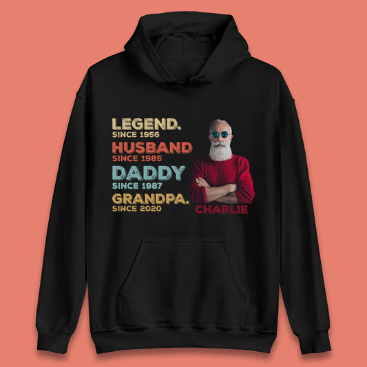 Personalised Legend Husband Daddy Grandpa Unisex Hoodie