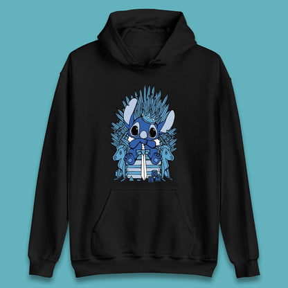 Disney Stitch Game Of Thrones Movie Parody The Throne Lilo And Stitch Unisex Hoodie